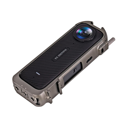 Metal Cage for Insta360 X4 with Cold Shoe and Tripod Adapter