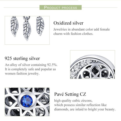 925 Sterling Silver Hollow Bead Bracelet Accessories