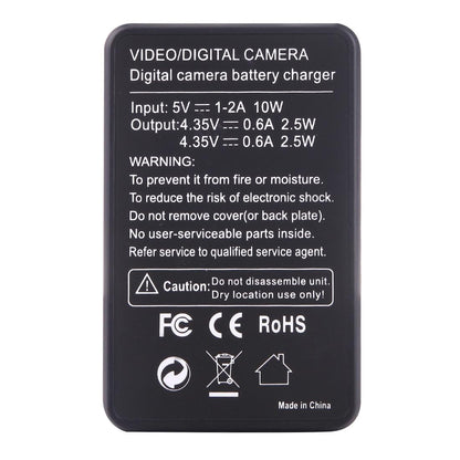 Lcd Screen Dual Batteries Charger for Gopro Hero5 with Displayed Capacity