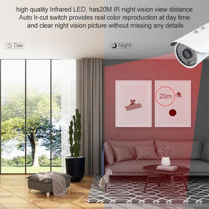 36 Led Infrared Camera With 6Mm Lens - 20M Ir Distance - Metal Material