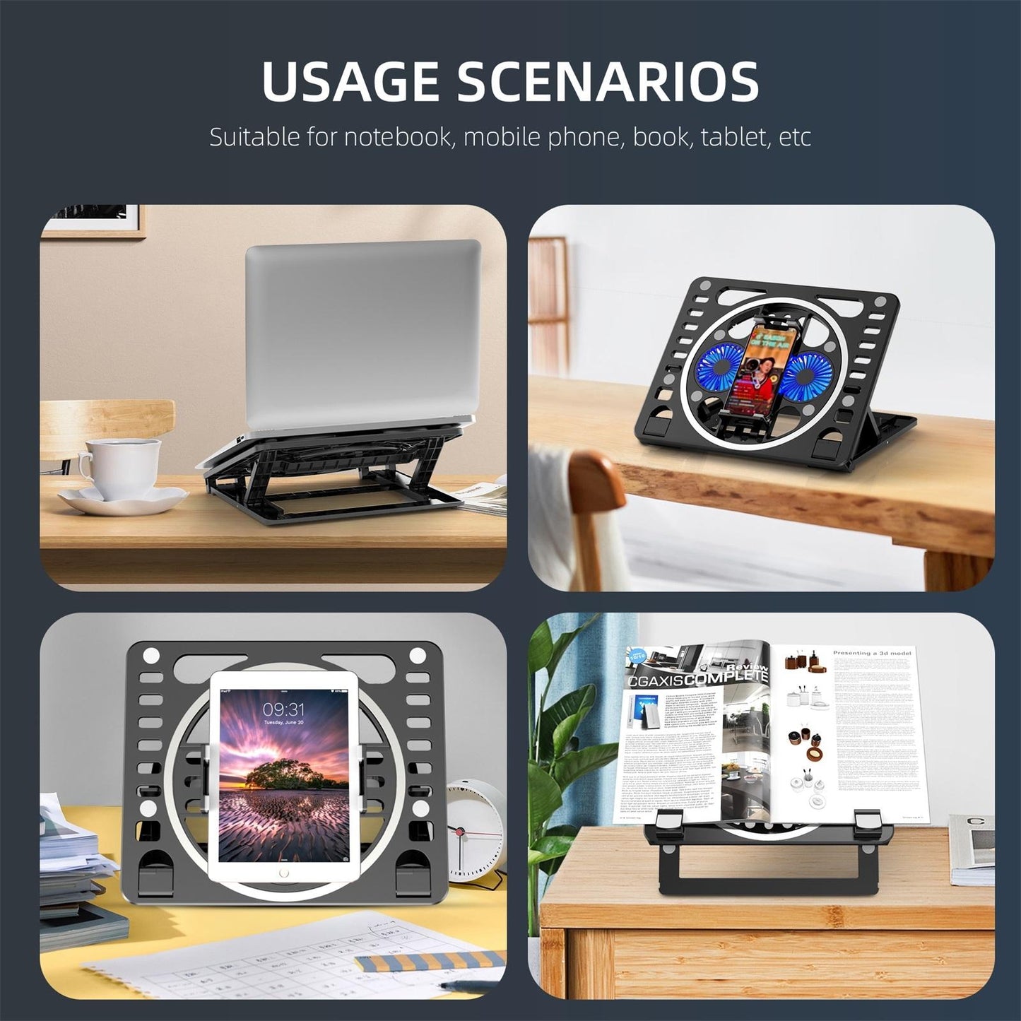 Portable Gaming Laptop Cooling Stand