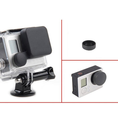 Sport Camera Lens Cap and Housing Cover Set