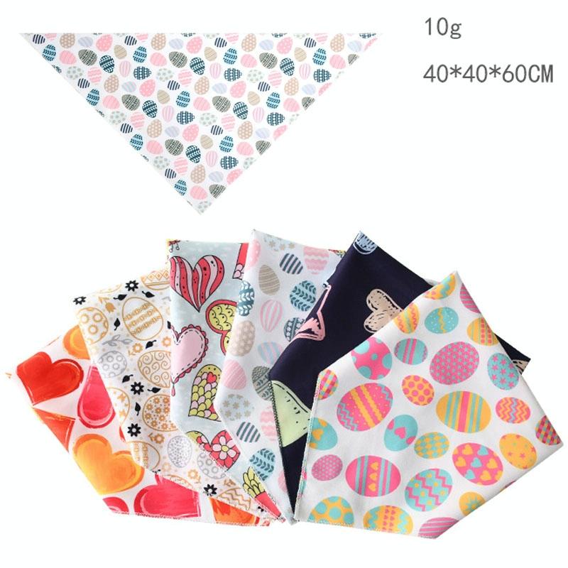 Cute Pet Triangle Towel Bib Cartoon Cats And Dogs Drool Towel Scarf - Size 01 - 06