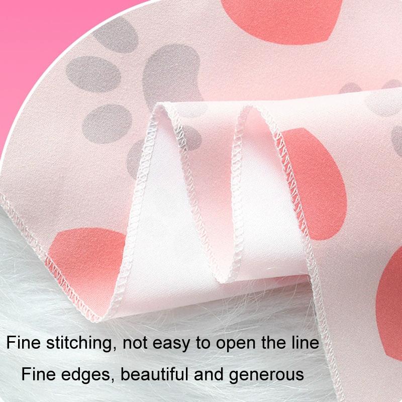 Cute Pet Triangle Towel Bib Cartoon Cats And Dogs Drool Towel Scarf - Size 01 - 06