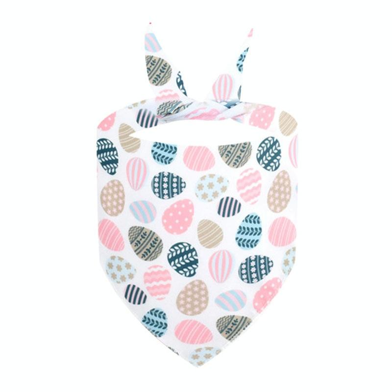 Cute Pet Triangle Towel Bib Cartoon Cats And Dogs Drool Towel Scarf - Size 01 - 06