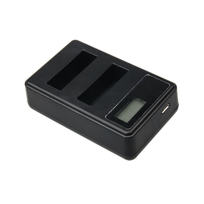 Usb Charger for Xiaoyi 4k Camera with Dual Batteries and Lcd Display