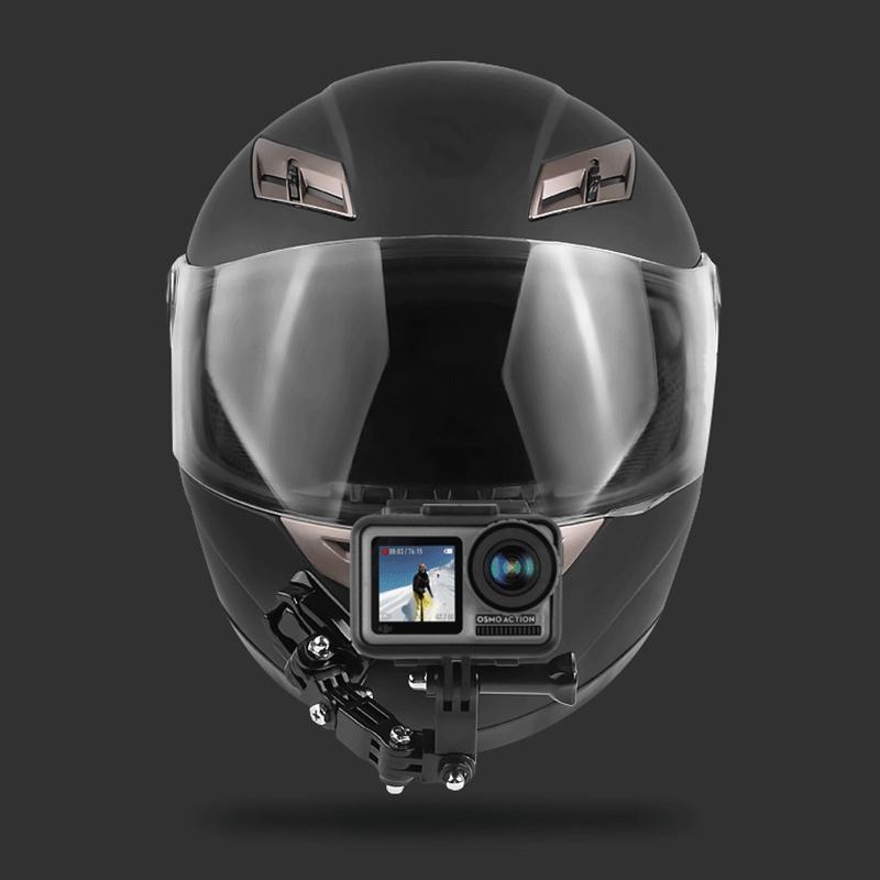 Multi-Joint Helmet Mount Set For Action Cameras