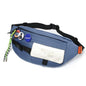 Chest Shoulder Messenger Bag Badge - Blue + Badge + Lanyard