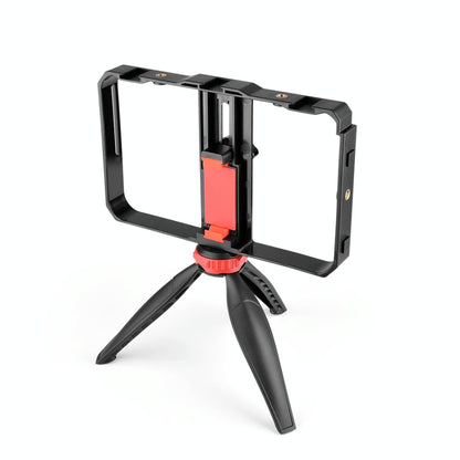 Vlogging Video Rig With Led Light Mic & Tripod