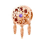 Rose Gold Plated Hollow Beads