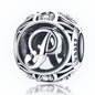 925 Sterling Silver 26 English Letter Beads For Diy Bracelets & Necklaces Style - P
