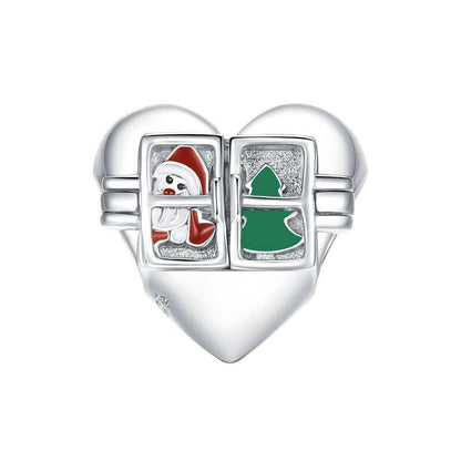 925 Sterling Silver Christmas Bead For Diy Accessories