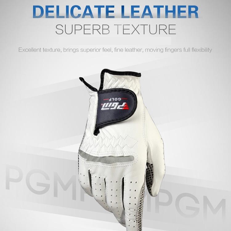 Sheepskin Anti-Slip Golf Gloves - Left Hand Size 27#