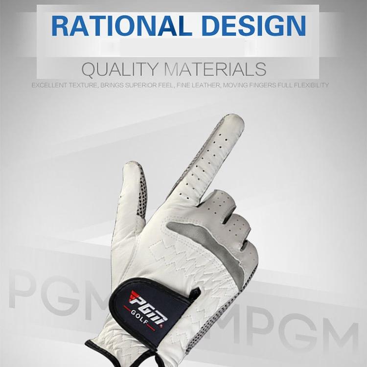 Sheepskin Anti-Slip Golf Gloves - Left Hand Size 27#