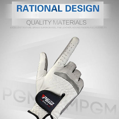 Sheepskin Anti-Slip Golf Gloves - Left Hand Size 27#