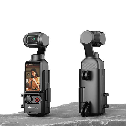 Extended Adapter for Dji Pocket 3 - Protective Bezel with Cold Shoe Bracket