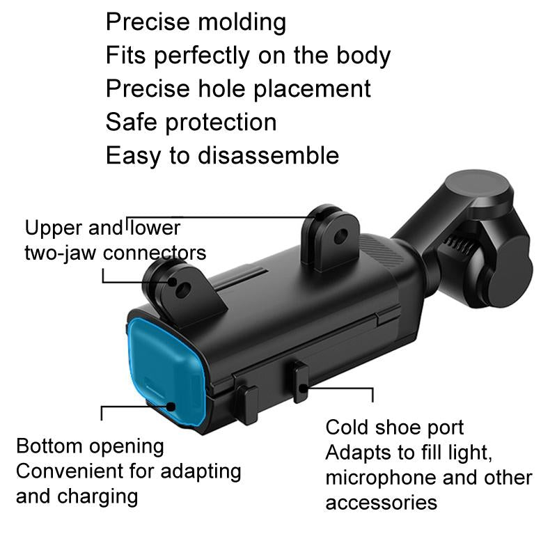 Extended Adapter for Dji Pocket 3 - Protective Bezel with Cold Shoe Bracket