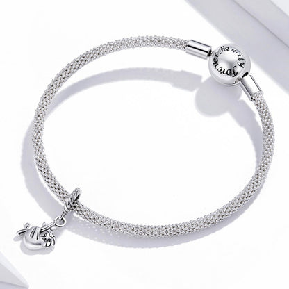 925 Sterling Silver Sloth Pendant For Diy Bracelets & Necklaces