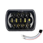 7 Inch 5X7 / 7X6 H4 Dc 9V - 30V 30000Lm 300W 8Leds Car Square Shape Led Headlight Lamps For Jeep Wrangler
