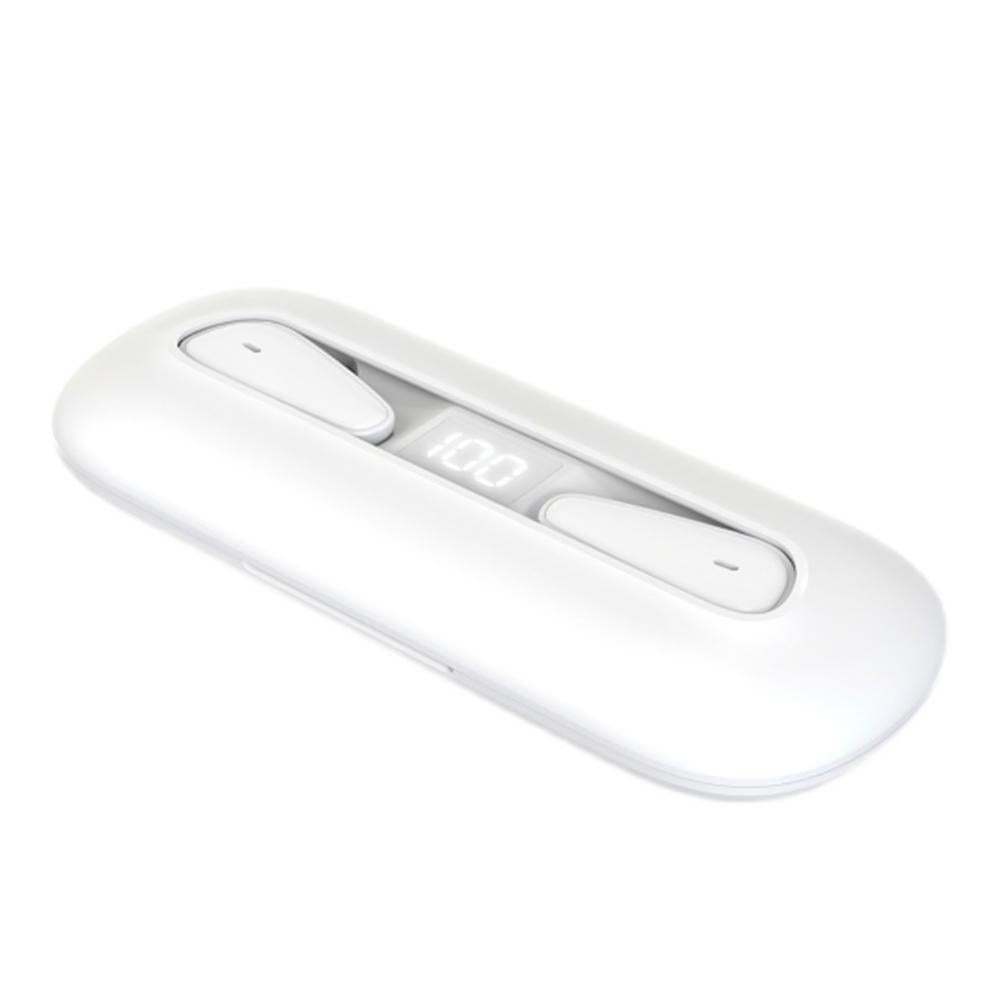 Waterproof Bluetooth 5.0 Earphones with Charging Box - White Deer Series