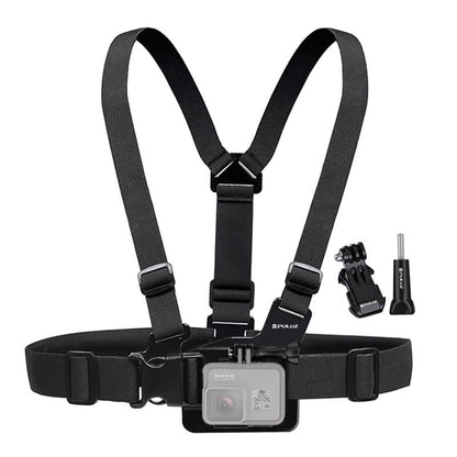 Universal Body Mount Belt for Action Cameras with j Hook and Long Screw