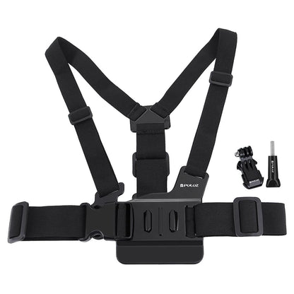 Universal Body Mount Belt for Action Cameras with j Hook and Long Screw