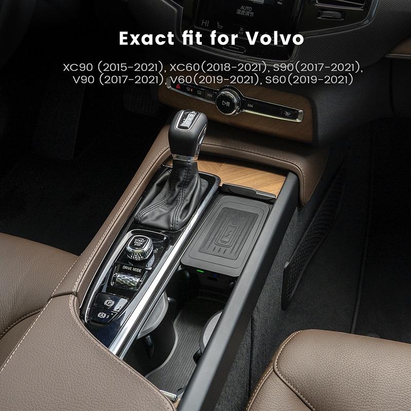 10w Wireless Charger for Volvo S60 2019-2021 - Qi Standard Quick Charging