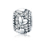925 Sterling Silver Shiny Heart Beads For Diy Bracelets & Necklaces