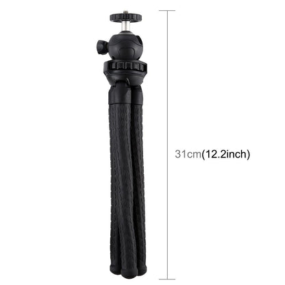 Flexible Mini Octopus Tripod with Ball Head for Slr Cameras Gopro and Cellphones - 30cmx5cm
