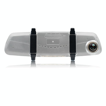7 Lcd Touch Screen Rear View Mirror Car Recorder with Separate Camera