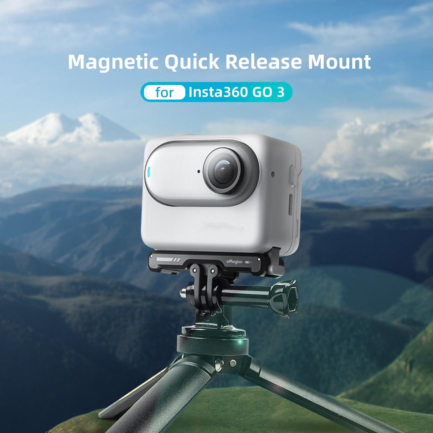 Insta360 Go 3 Magnetic Fast Disassembly Seat Bracket for Sports Camera