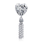 925 Sterling Silver Love Heart Beads