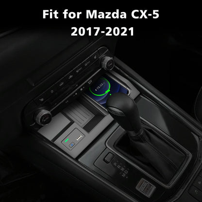 10w Wireless Charger for Mazda Cx-5 2017-2020 - Qi Standard