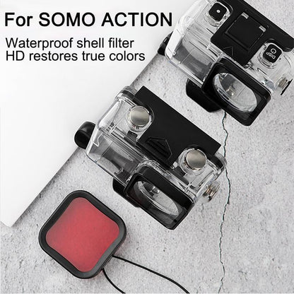 Waterproof Diving Case Kit for Dji Action 1 with Lens Filter - Underwater