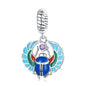 925 Sterling Silver Scarab Pendant For Bracelets & Necklaces