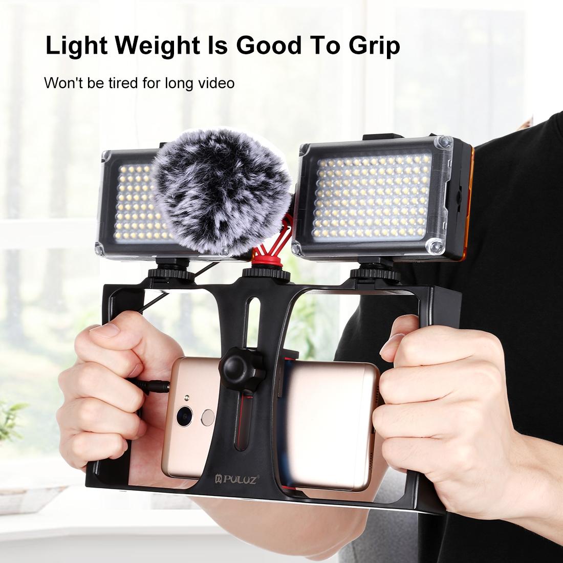 Smartphone Video Rig For Vlogging And Filmmaking - Blue