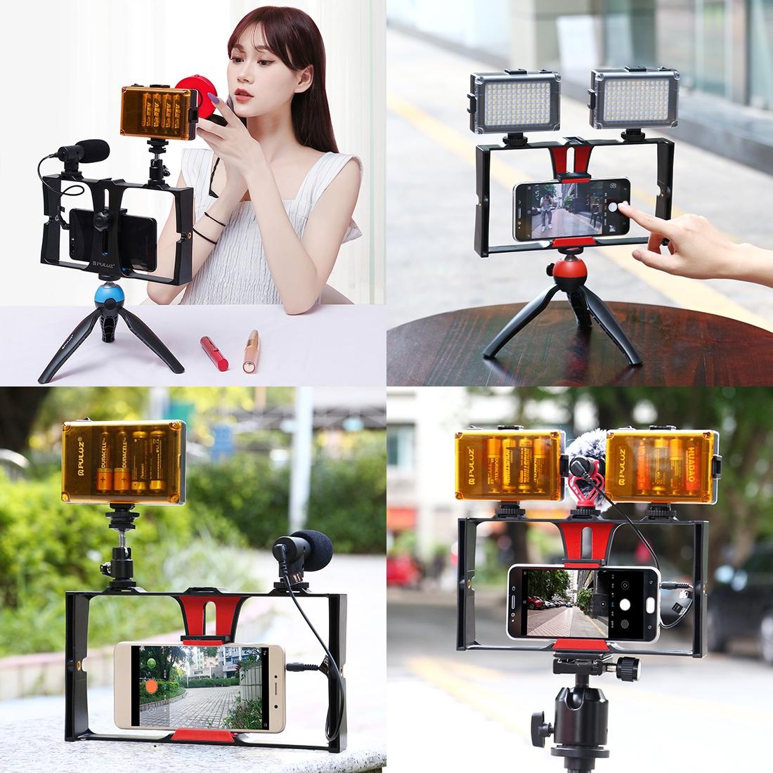 Smartphone Video Rig For Vlogging And Filmmaking - Blue