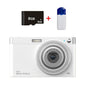 4k 8x Optical Zoom Telescopic Lens Digital Camera with Card Reader & 8g - White