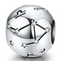 925 Sterling Silver Diy Zodiac Bracelet Beads Libra Style - Libra
