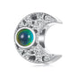 925 Sterling Silver Temperature Sensitive Moon Bead Bracelet