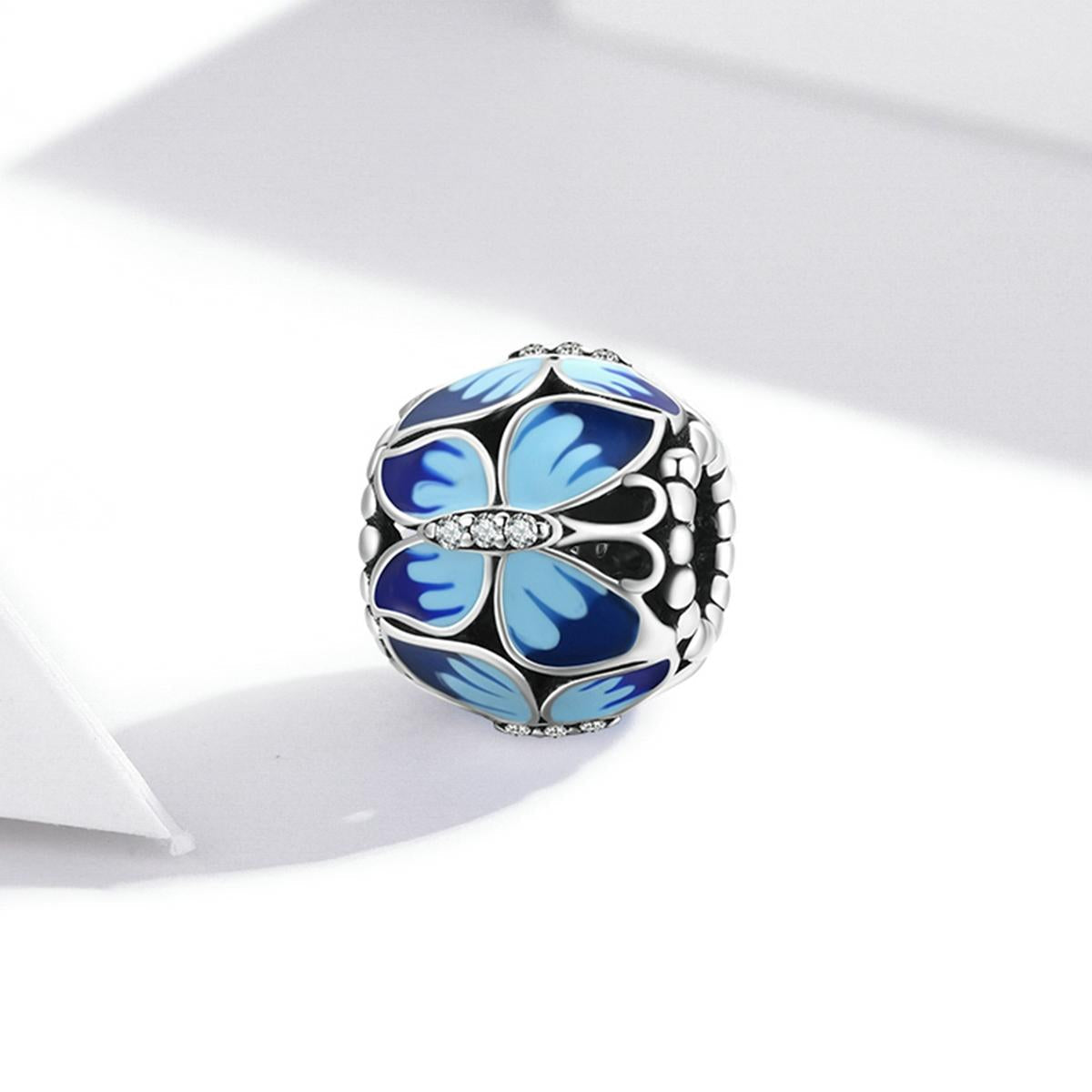 925 Sterling Silver Vintage Butterfly Beads For Diy Bracelets & Necklaces