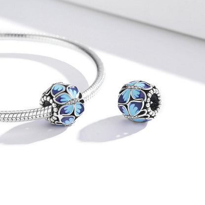 925 Sterling Silver Vintage Butterfly Beads For Diy Bracelets & Necklaces