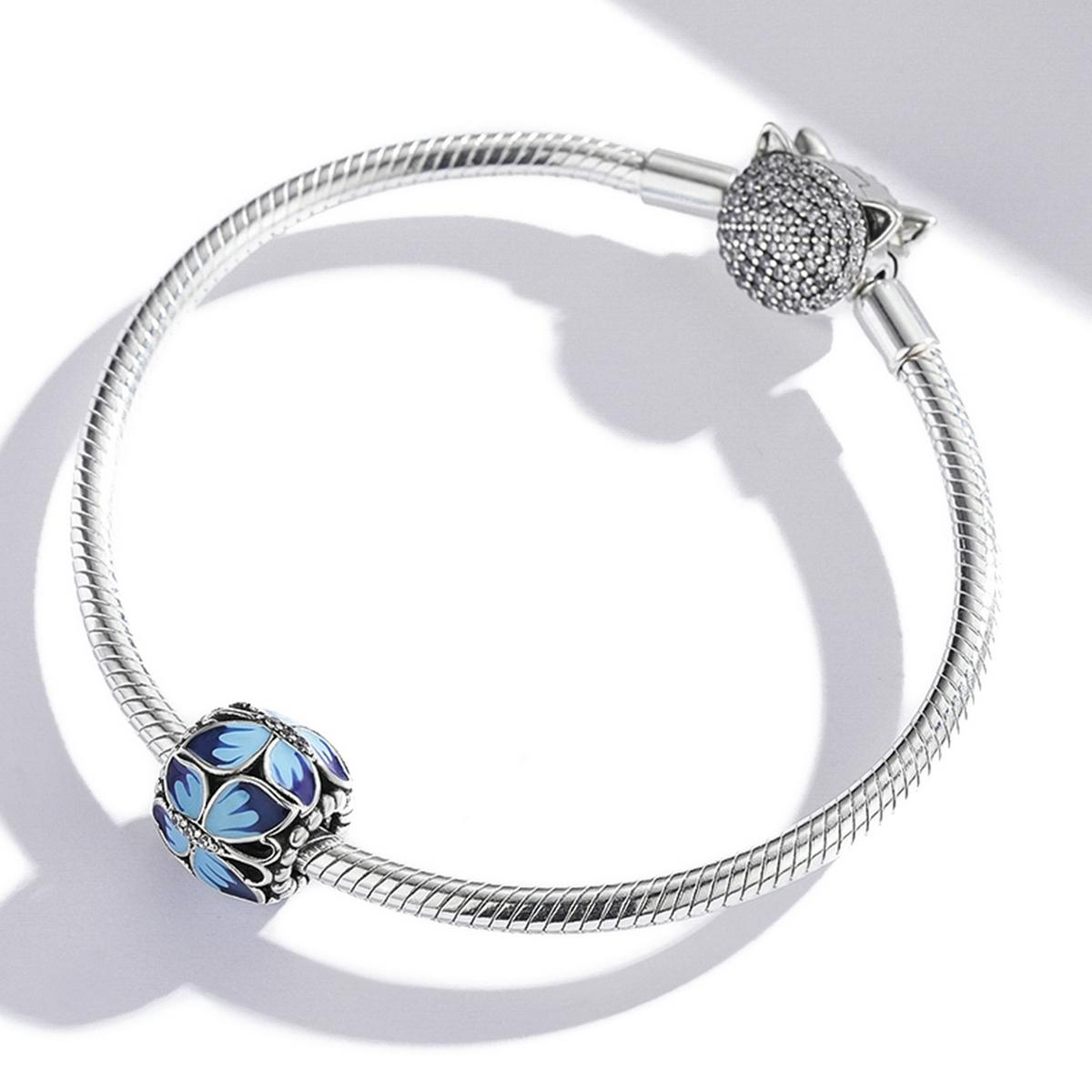 925 Sterling Silver Vintage Butterfly Beads For Diy Bracelets & Necklaces