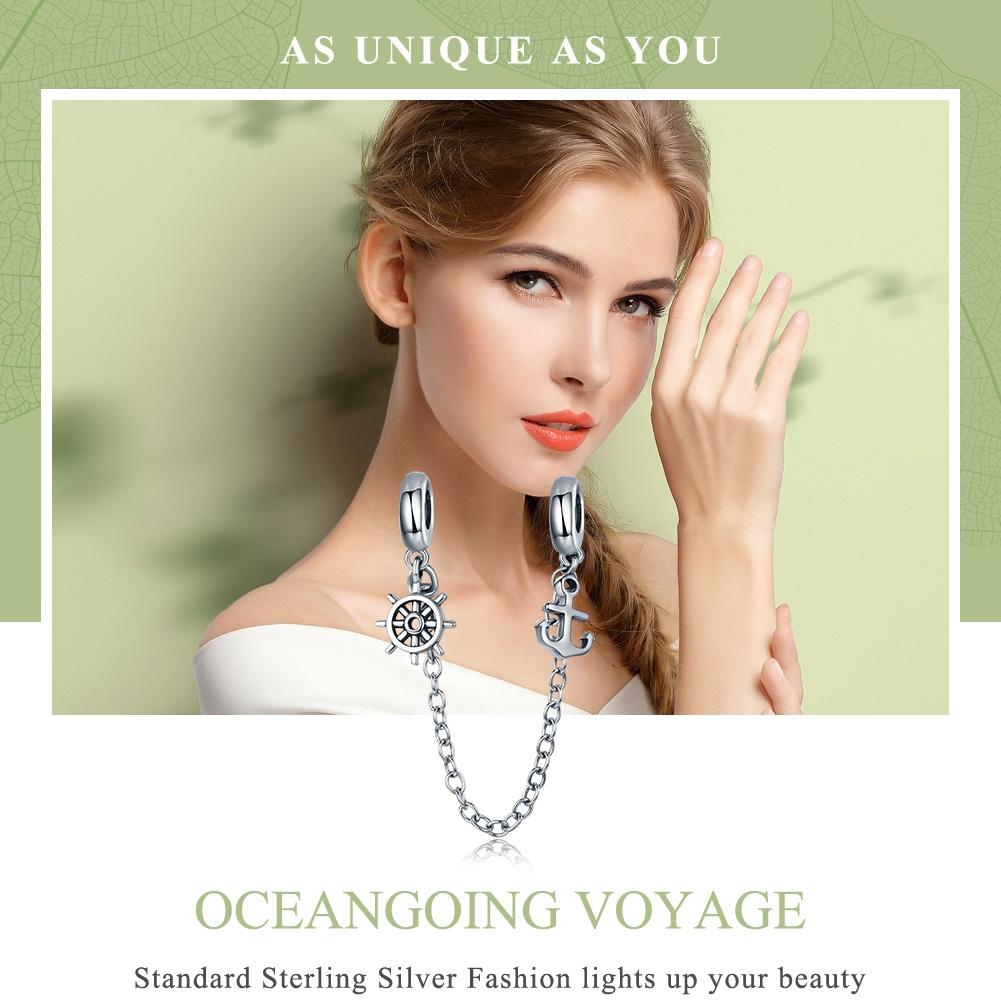 925 Sterling Silver Stylish Safety Chain For All Occasions