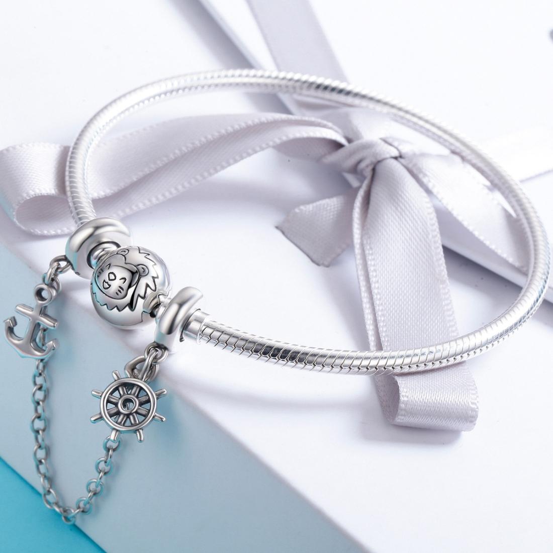 925 Sterling Silver Stylish Safety Chain For All Occasions
