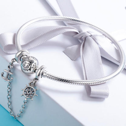 925 Sterling Silver Stylish Safety Chain For All Occasions