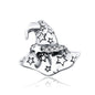 925 Sterling Silver Witch Hat Beads For Diy Bracelets & Necklaces