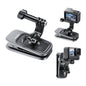 360 Degree Backpack Clip Mount For Action Camera - Rotating