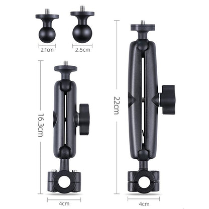 25Mm Ballhead Car Seat Mount For Action Cameras With Phone Clamp And Anti-Lost Case