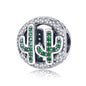 925 Sterling Silver Vigor Cactus Bead Pendant